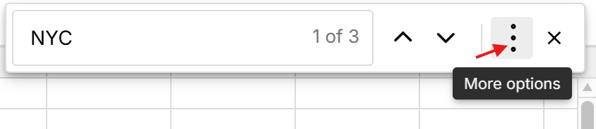 switch from find to find and replace