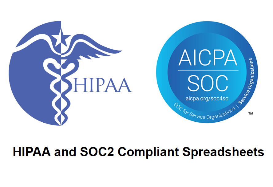 hipaa compliant spreadsheets