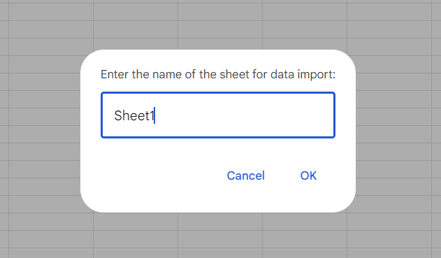 select sheet
