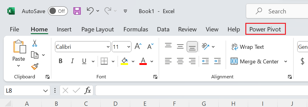 Excel Power Pivot Entry