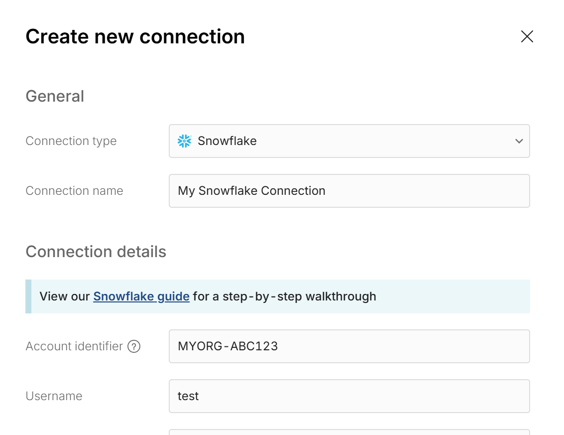 snowflake connector